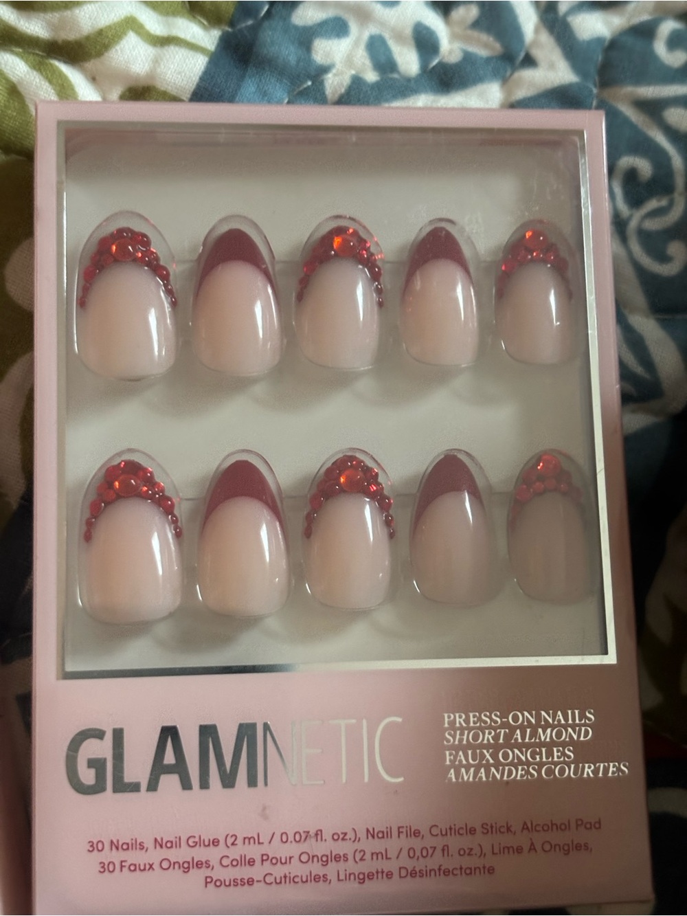 Glamnetic Pink Ombre & Sparkle Press-On Nail Set - Picture 7 of 8